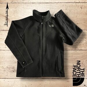 THE NORTH FACE Boys’ Black Zip Up Fleece Jacket